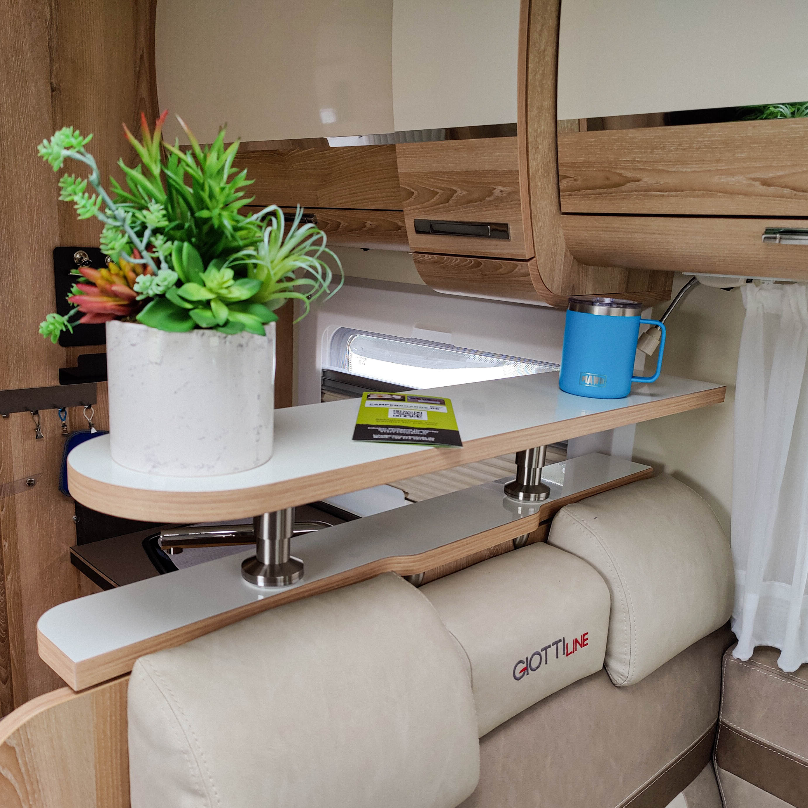 Tablette en 2 parties pour les modèles Giottiline T