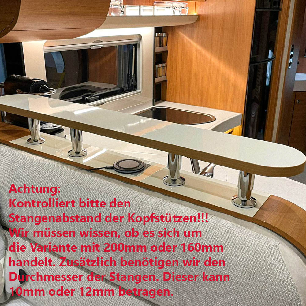 Tablette de rangement pour modèles Concorde avec dînette ronde