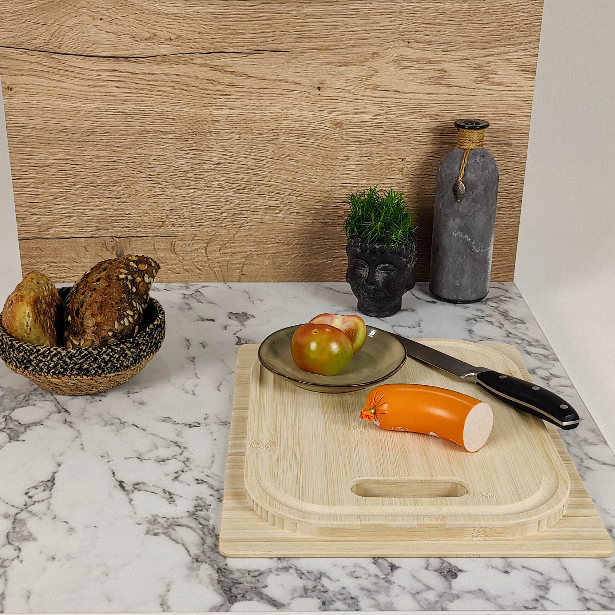 Planche à découper avec couvercle d'évier pour les modèles Knaus (rectangulaire)