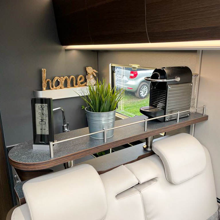 Tablette de rangement en 2 parties pour les modèles Adria à partir de 2021