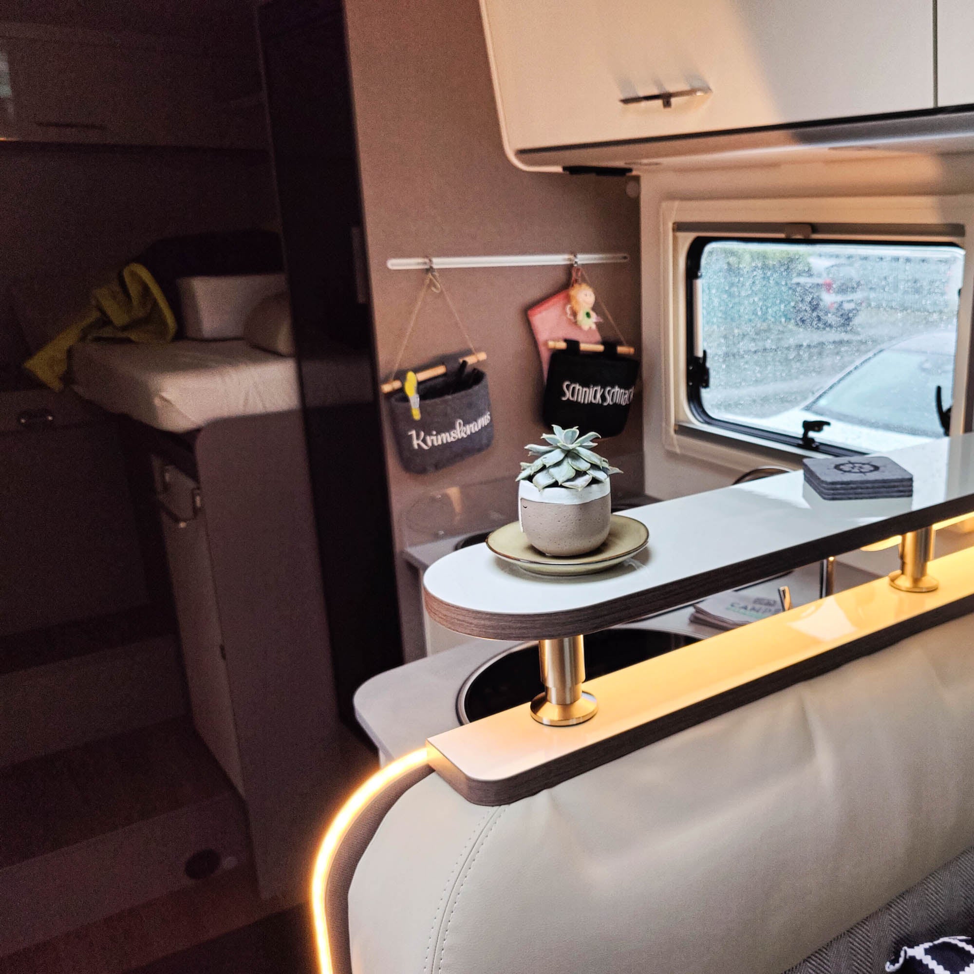 Tablette en orme truffé sans tringle