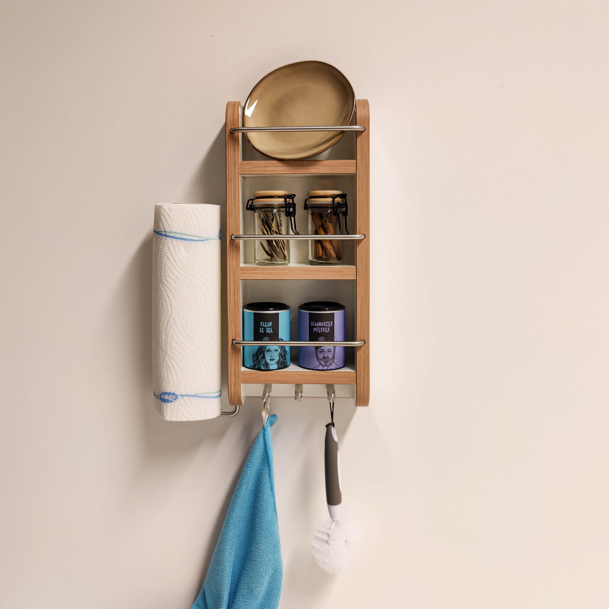 #couleur_blanc brillant avec chant en orme Salisbury