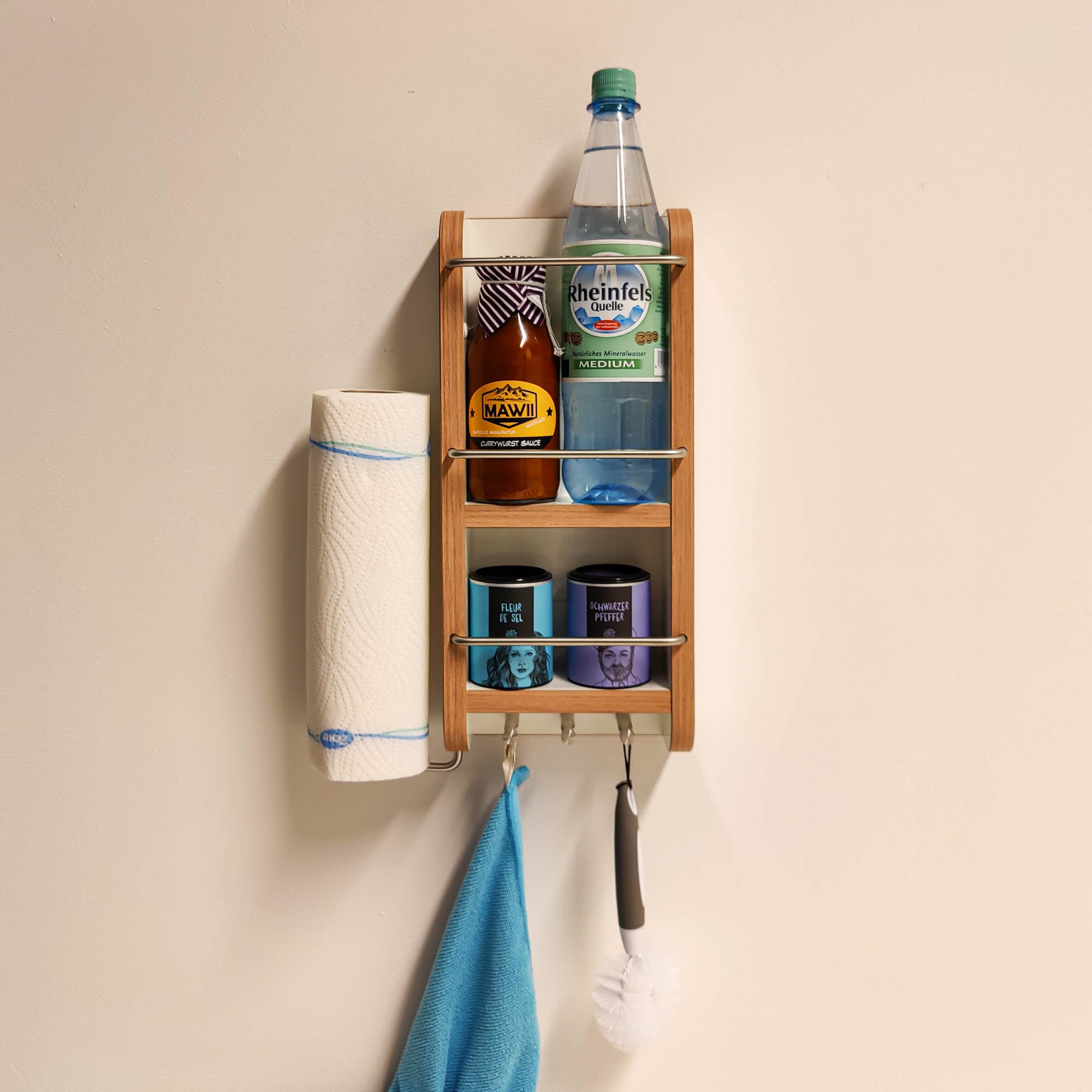 #couleur_blanc brillant avec chant en orme Salisbury