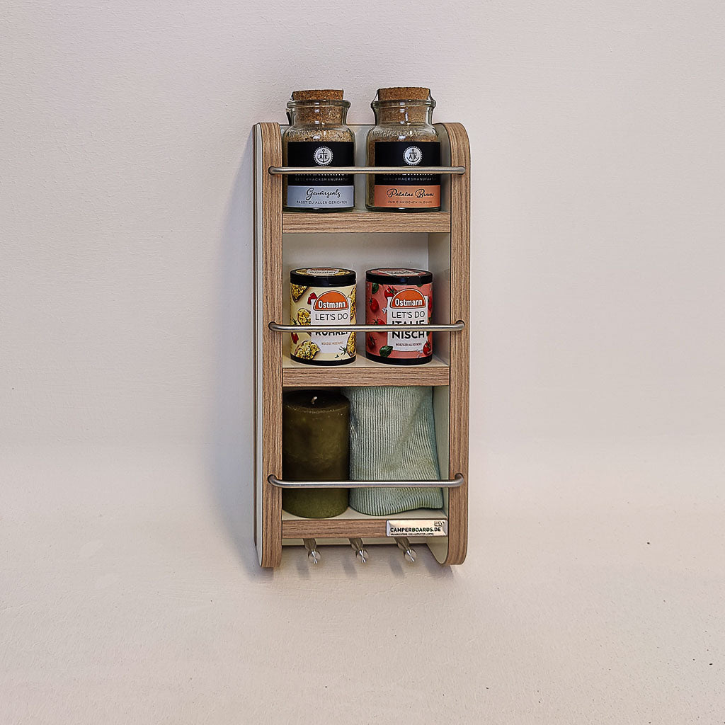 #couleur_Magnolia brillant avec chant en orme Salisbury