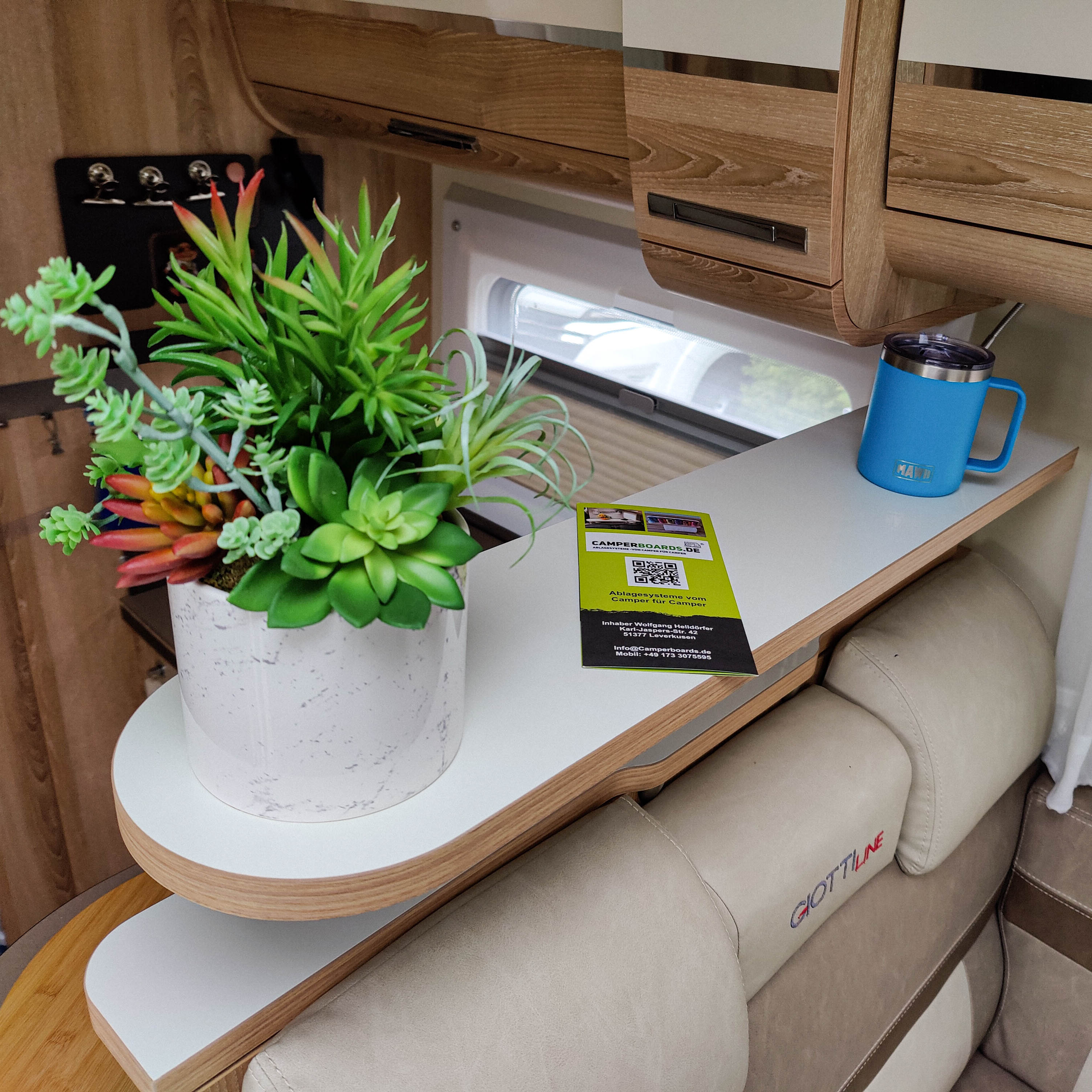 Tablette en 2 parties pour les modèles Giottiline T