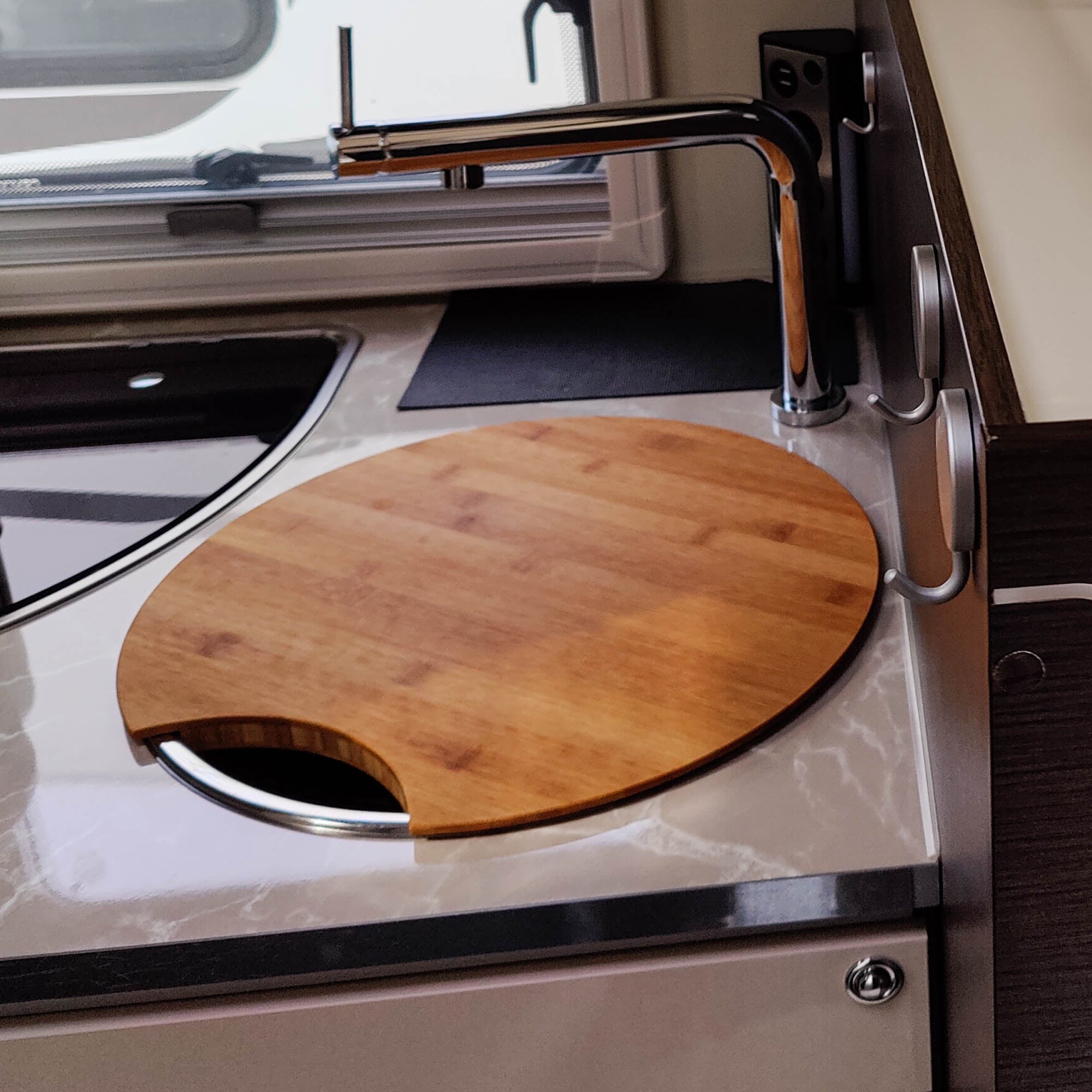 Planche à découper avec couvercle d'évier pour les modèles en érable