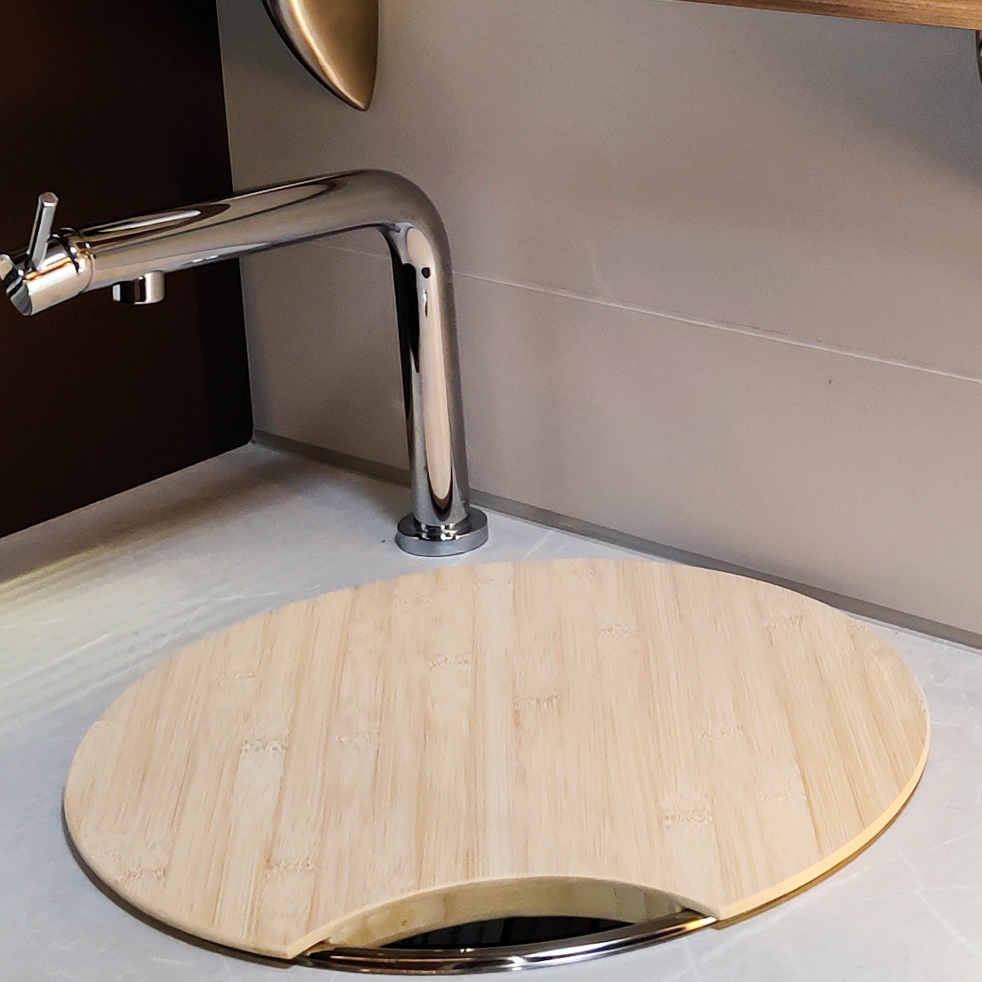 Planche à découper avec couvercle d'évier pour les modèles en érable
