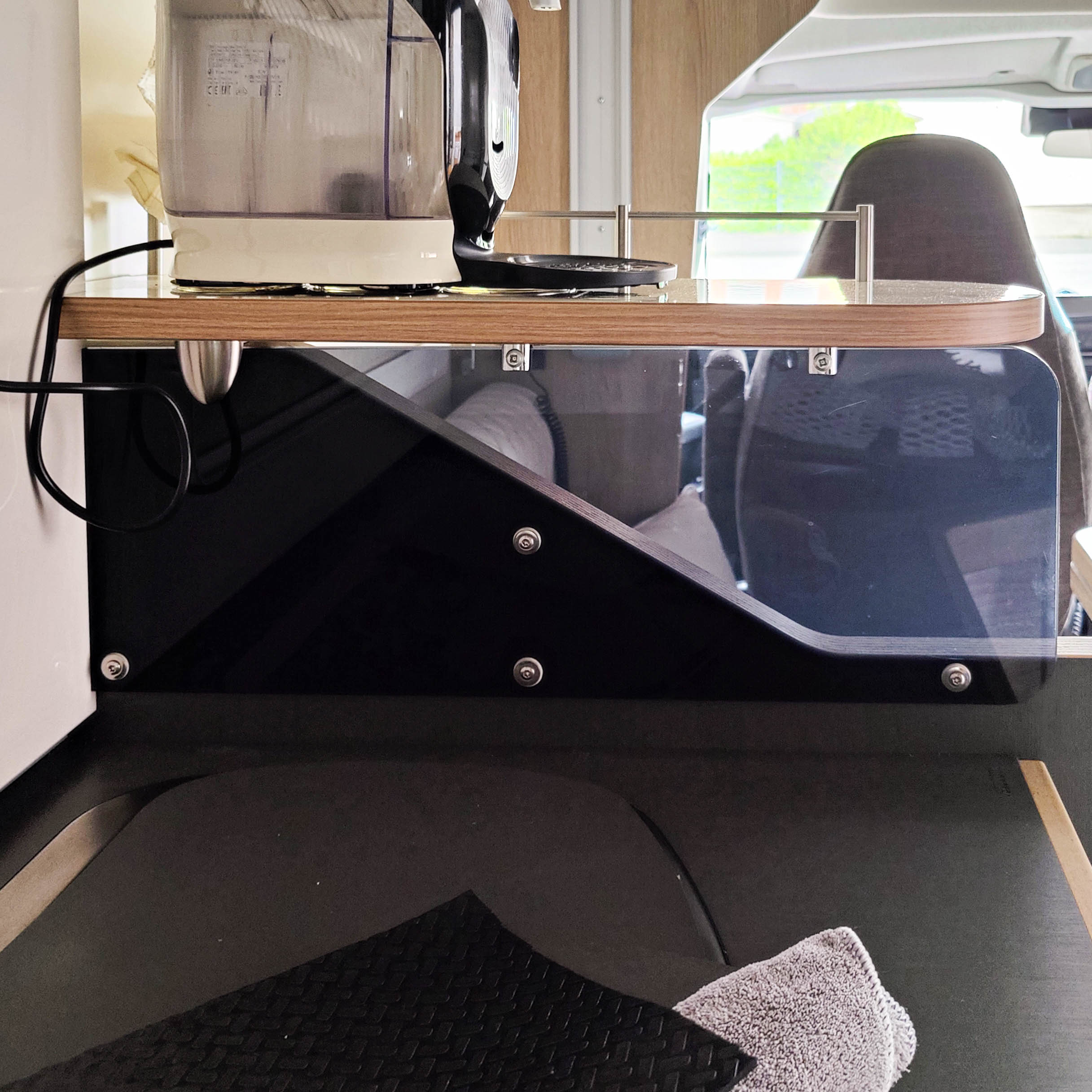 Tablette de rangement pour les modèles Mobilvetta Krosser et Kea avec Face to Face