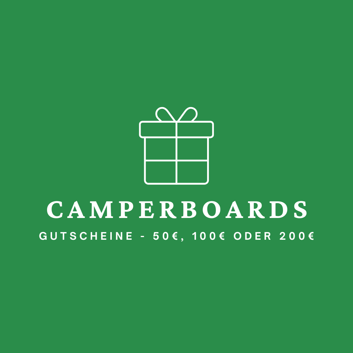 Chèque-cadeau Camperboards